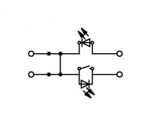 2006-1671/1000-850 Клеммы с заземлением проводника и размыкателем; с возможностью тестирования; с оранжевым размыкателем; 120 В; 3; Push-in CAGE CLAMP