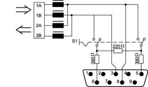 750-960 Разъем полевой шины PROFIBUS; с вилкой D-Sub; 9-пол.