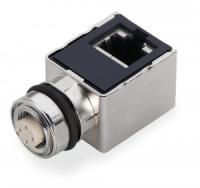 756-9503/040-000 Адаптер М12 для розетки; D-кодирование, панель Theft-proof; угловые