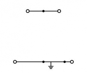 279-527 Двухуровневые клеммы; Клеммы с заземлением проводника / проходные клеммы; PE/L; без нанесения маркировки; для DIN-рейки 35 x 15 и 35 x 7,5; 1,5; CAGE CLAMP