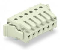 734-539/037-000 Розетка под пайку THT; 0.9 x 0.9 mm solder pin; угловые; 100% защита от неправильного подсоединения; Фиксирующий рычаг; Шаг контактов 3,5 мм; 9-пол.