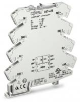 857-415 Изолирующий усилитель сигнала; Сигнал входного тока; Сигнал напряжения на выходе; Напряжение питания: 24 В пост. тока; Ширина модуля 6 мм