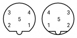 756-1306/060-100 Кабель системной шины углового исполнения; 10 м; устанавливаются на оба конца; В-кодирование; Розетка M12 углового исполнения; Штекер M12, углового исполнения