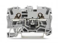 2004-1211/1000-401 Компонентная клемма; 2-проводн.; с диодом 1N5408; анод справа; для DIN-рейки 35 x 15 и 35 x 7,5; 4 mm2; Push-in CAGE CLAMP