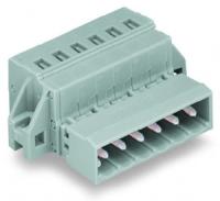 231-618/019-000 1-проводная вилка; зажимное кольцо; 2,5 мм2; Шаг контактов 5 мм; 18-пол.