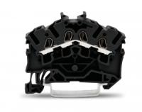 2002-6405 4-проводные проходные клеммы; 2,5 мм2; подходят для исполнений Ex e II; боковая и центральная маркировка; для DIN-рейки 35 x 15 и 35 x 7,5; Push-in CAGE CLAMP