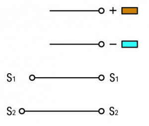 280-580 4-проводные клеммы с датчиком; с цветн. отверст. для ввода проводников; 2,5 мм2; CAGE CLAMP
