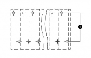 736-204 Двухуровневая клемма на печатную плату; 2,5 мм2; Шаг контактов 5 мм; 2 x 4-полюсов; CAGE CLAMP