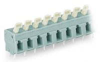 257-502 Клемма на печатную плату; нажимная кнопка; 2,5 мм2; Шаг контактов 7,5/7,62 мм; 2-пол.; CAGE CLAMP; опция объединения