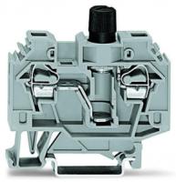 282-128 2-проводные клеммы с предохранителем; без индикации перегорания предохранителя; для DIN-рейки 35 x 15 и 35 x 7,5; 3; CAGE CLAMP