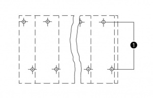 736-566 Двухуровневая клемма на печатную плату; 2,5 мм2; Шаг контактов 7,5 мм; 2 x 16-полюсов; CAGE CLAMP
