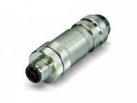 756-9207/060-000 Штекер М12; А-кодирование; прямые; конфигурируемые