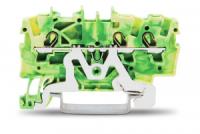 2001-1307 3-проводные клеммы с заземлением; 1,5; подходят для исполнений Ex e II; боковая и центральная маркировка; для DIN-рейки 35 x 15 и 35 x 7,5; Push-in CAGE CLAMP