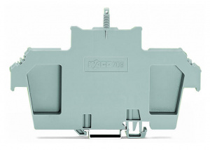 709-168 Держатель крышки; Тип 2; вкл. фиксирующие/стопорные винты и рифленую гайку; совместимы с клеммами для монтажа на рейку серий с 283 по 285; совместимы с двух- и трехуровневыми клеммами серий 279 до 281; совместимы с клеммами для монтажа на рейку се