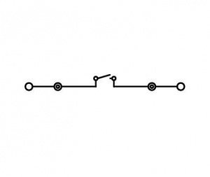 280-829 2-проводные клеммы с размыкателем / тестовые клеммы; без поворотного ножевого размыкателя; с защищенными от случайных прикосновений тестовыми разъемами; Тестовый разъем, красный; для DIN-рейки 35 x 15 и 35 x 7,5; 2,5 мм2; CAGE CLAMP