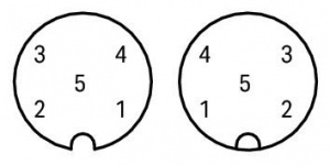 756-1406/060-100 Кабель CANopen-/DeviceNet углового исполнения; 10 м; устанавливаются на оба конца; А-кодирование; Розетка M12 углового исполнения; Штекер M12, углового исполнения