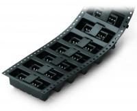 733-334/105-604/997-446 Вилка под пайку THR; 0.8 x 0.8 mm solder pin; прямые; 100% защита от неправильного подсоединения; упаковка в ленте на бобине; Шаг контактов 2,5 мм; 4-пол.