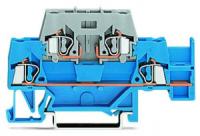 280-532 Двухуровневые клеммы; с дополнительной позицией для перемычки на нижнем уровне; для DIN-рейки 35 x 15 и 35 x 7,5; 2,5 мм2; CAGE CLAMP