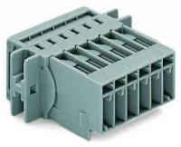 769-603/002-000 1-проводная вилка; зажимное кольцо; 4 mm2; Шаг контактов 5 мм; 3-пол.