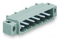 231-462/040-000 Вилка THT; 1.2 x 1.2 mm solder pin; угловые; зажимное кольцо; Шаг контактов 5 мм; 2-пол.