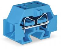 262-354 Компактные 4-проводные концевые клеммы; подходят для исполнений Ex i; без кнопок; без проходной защелкивающейся ножки для крепления; для клеммных колодок с защелкивающимися монтажными ножками; 4 mm2; CAGE CLAMP