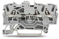 2002-1311/1000-410 Компонентная клемма; 3-проводн.; с диодом 1N4007; анод слева; для DIN-рейки 35 x 15 и 35 x 7,5; 2,5 мм2; Push-in CAGE CLAMP