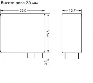 788-191 Базовое реле; Номинальное входное напряжение: 110 В пост.тока; 2 перекидных контакта