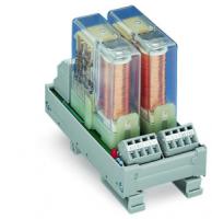 288-435 Релейный модуль; с универсальным монтажным держателем; Реле с 3 замыкающими контактами и 1 размыкающим контактом (3a1r); с 2 предохранительными реле Hengstler H-462