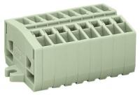 264-138 2-проводные клеммные колодки; подходят для исполнений Ex e II; 8-пол.; без кнопок; с крепежными фланцами; для винтового или аналогичных типов крепления; Крепежное отверстие 3,2 мм 2; 2,5 мм2; CAGE CLAMP