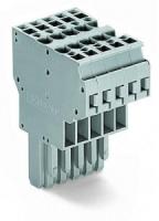 769-125 2-проводная розетка; 4 mm2; 5-пол.