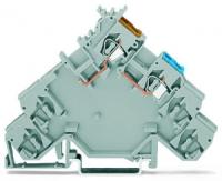 280-584 4-проводные клеммы питания датчика; с цветн. отверст. для ввода проводников; 2,5 мм2; CAGE CLAMP