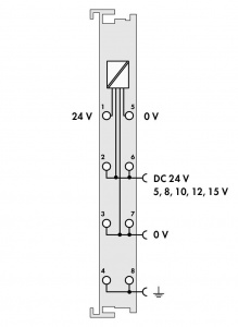 750-623 Модуль питания; 24 В/5 - 15 В пост.тока