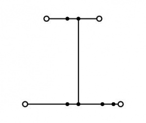 2000-2238/099-000 Двухуровневые клеммы; 4-проводные проходные клеммы; с торцевой пластиной; L:; с нанесением маркировки; внутреннее объединение; ввод проводника с фиолетовой маркировкой; для DIN-рейки 35 x 15 и 35 x 7,5; 1 мм2; Push-in CAGE CLAMP