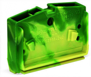 264-327 2-проводные центральные клеммы; без кнопок; 2,5 мм2; CAGE CLAMP