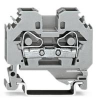 282-101 2-проводные проходные клеммы; 3; боковые маркировочные разъемы; для DIN-рейки 35 x 15 и 35 x 7,5; CAGE CLAMP