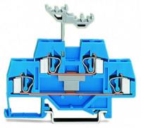 281-629 Двухуровневые клеммы; Проходные / проходные клеммы; подходят для исполнений Ex i; для DIN-рейки 35 x 15 и 35 x 7,5; 4 mm2; CAGE CLAMP