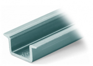 210-118 Стальная несущая рейка; 35 x 15 мм; толщиной 2,3 мм; длиной 2 м; неперфорированная; в соответствии с EN 60715