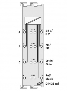 750-637/000-002 Интефейс инкрементного шифратора; тока; Несимметричный; 32 бит