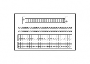 289-434 Интерфейсный модуль; с вилкой, тип Е; 48-пол.; для соединителей согласно DIN 41612; Вертикальный монтаж; Оборудование для испытания точек пайки; с разгрузкой натяжения для ответных соединителей ERNI
