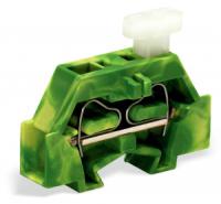 261-327/331-000 Компактные 2-проводные концевые клеммы; с одной стороны с нажимной кнопкой; без проходной защелкивающейся ножки для крепления; для клеммных колодок с защелкивающимися монтажными ножками; 2,5 мм2; CAGE CLAMP