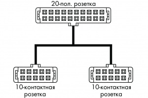 706-7753/302-100 Кабель системы; для WAGO-I/O-SYSTEM, серия 753; 8 дискретных входов и 8 дискретных выходов; Длина: 1 м (1 МОм); Поперечное сечение проводника 0,14 мм2