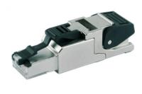 750-977/000-022 Соединитель ETHERNET; RJ-45; Кат. 6А; прямые; Код T568B; AWG 24