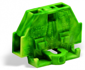 260-307 2-проводные клеммы; без кнопок; с крепежным фланцем; для винтового или аналогичных типов крепления; Крепежное отверстие 3,2 мм 2; 1,5; CAGE CLAMP