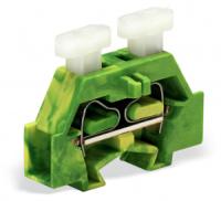 261-327/341-000 Компактные 2-проводные концевые клеммы; с обеих сторон с нажимной кнопкой; без проходной защелкивающейся ножки для крепления; для клеммных колодок с защелкивающимися монтажными ножками; 2,5 мм2; CAGE CLAMP