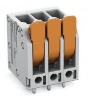 2604-3108 Клемма на печатную плату; рычаг; 4 mm2; Шаг контактов 5 мм; 8-пол.; Push-in CAGE CLAMP