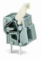 257-757 Наборная клемма на печатную плату; нажимная кнопка; 2,5 мм2; Шаг контактов 7,5/7,62 мм; 1-пол.; CAGE CLAMP; опция объединения