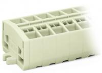 264-241 4-проводная клеммная колодка; подходят для исполнений Ex e II; 11-пол.; без кнопок; с крепежными фланцами; для винтового или аналогичных типов крепления; Крепежное отверстие 3,2 мм 2; 2,5 мм2; CAGE CLAMP