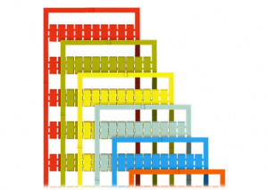 793-4501/000-007 Маркировочная карта WMB; в картах; растягиваемые 4 - 4,2 мм; без печати; с креплением на защелке