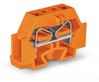 262-306 2-проводные клеммы; без кнопок; с крепежным фланцем; для винтового или аналогичных типов крепления; Крепежное отверстие 3,2 мм 2; 4 mm2; CAGE CLAMP