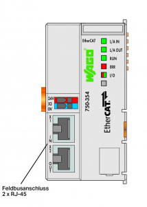 750-354 Каплер полевой шины EtherCAT